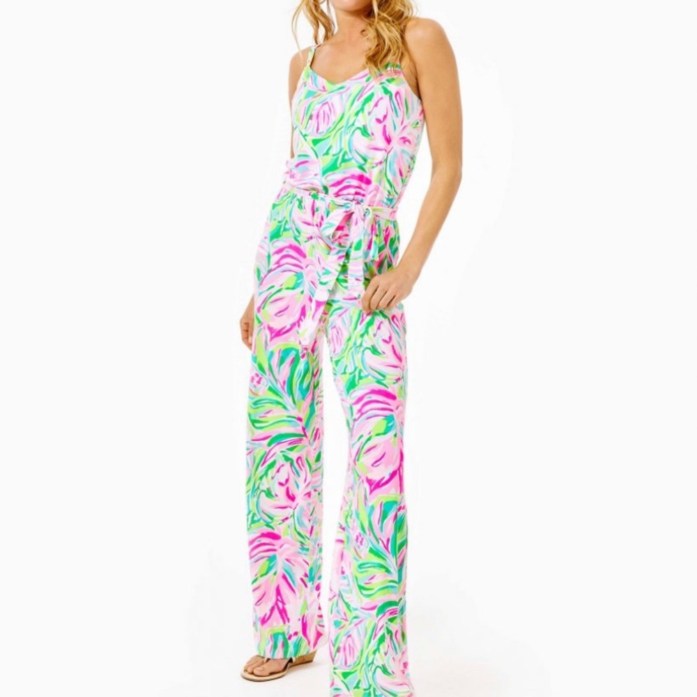 Lilly Pulitzer ArabelleJumpsuit sz L NWT